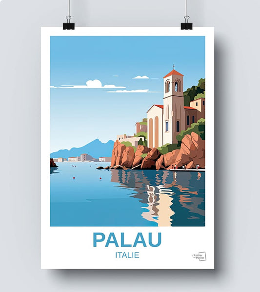 Affiche Palau en Sardaigne