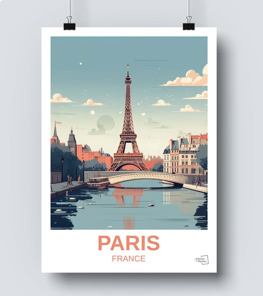 Affiche vintage Paris