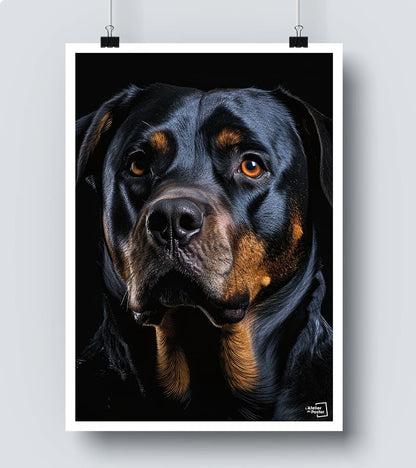 Affiche Chien Rottweiler - Photographie