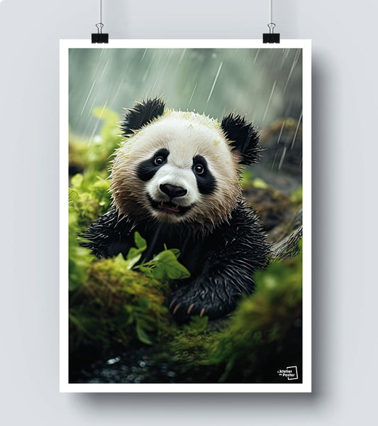 Affiche photo panda