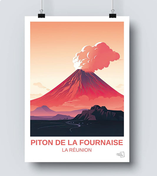 Affiche Piton de la Fournaise