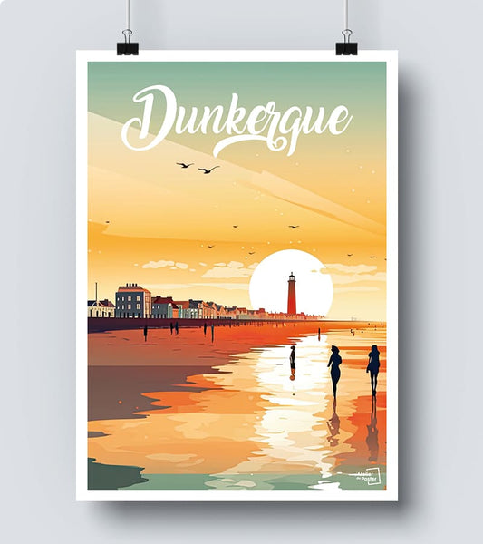 Affiche Plage de Dunkerque