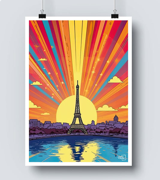 Affiche Paris - Pop Art