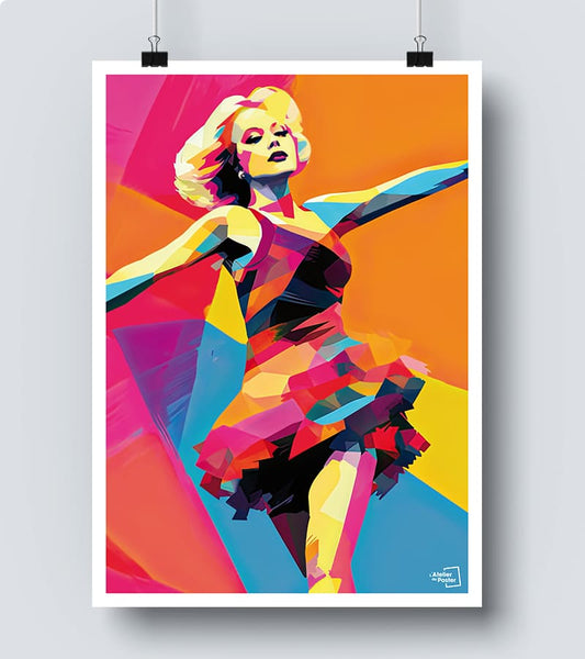 Affiche Danseuse - Pop Art