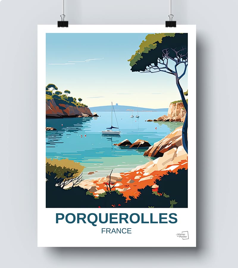 Affiche Porquerolles