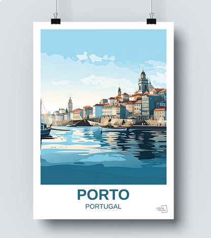 Affiche Vintage Porto