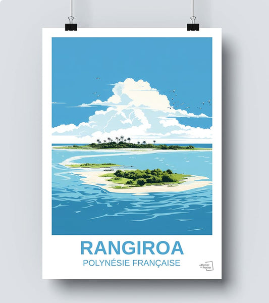 Affiche Rangiroa