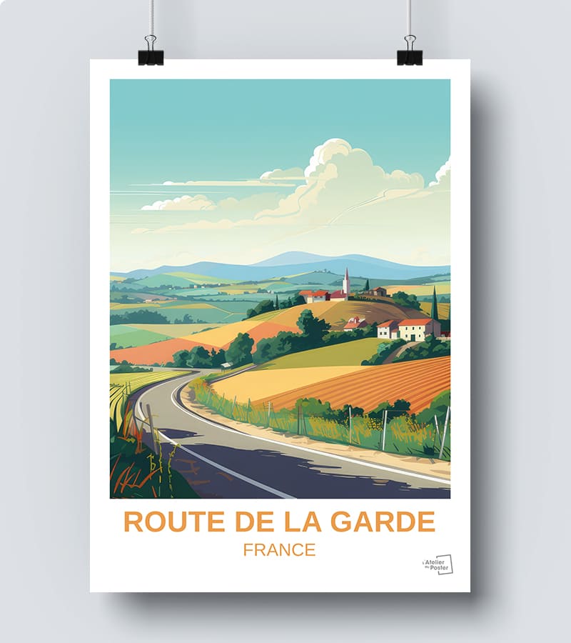 Affiche Route de la Garde