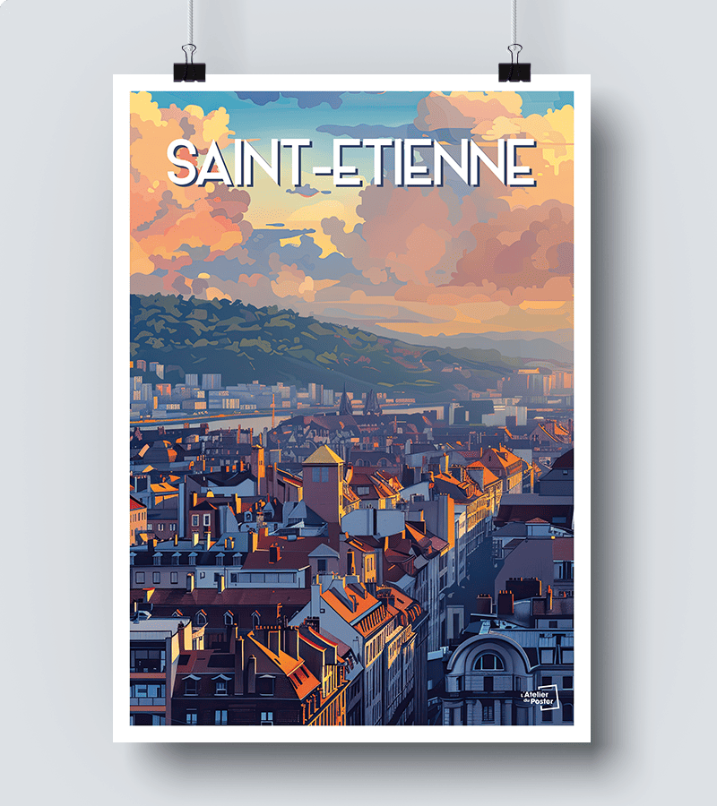 Affiche Saint Etienne