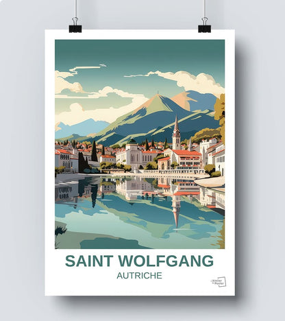 Affiche Saint Wolfgang