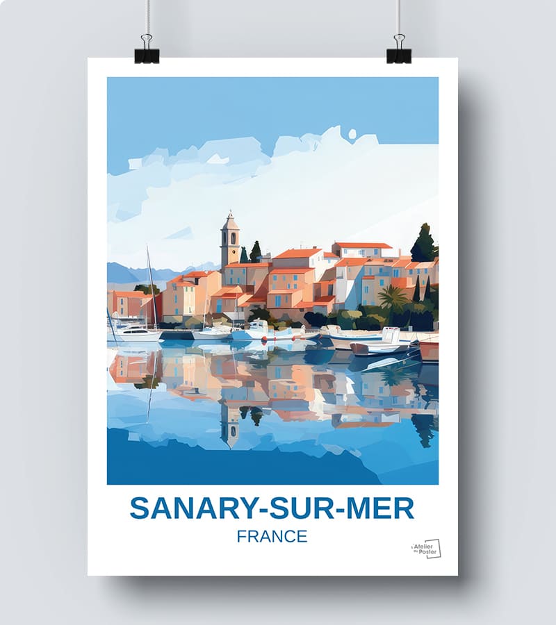 Affiche Sanary-sur-Mer