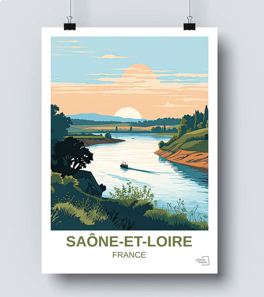 Affiche Saône et Loire