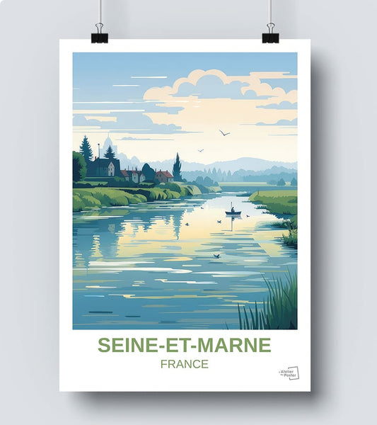 Affiche Seine et Marne