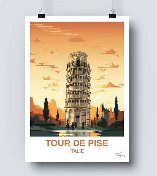 Affiche Tour de Pise