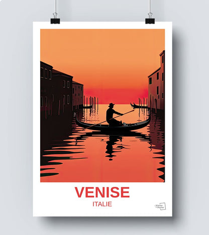 Affiche vintage Venise