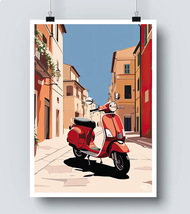 Affiche Vespa