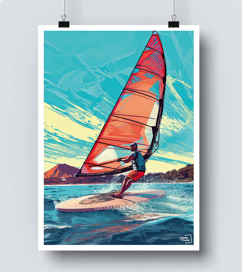 affiche windsurf