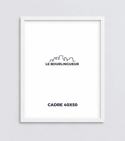 Cadre Blanc 40x50