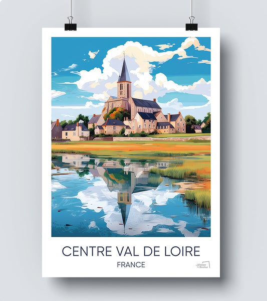 Poster Affiche Centre Val de Loire