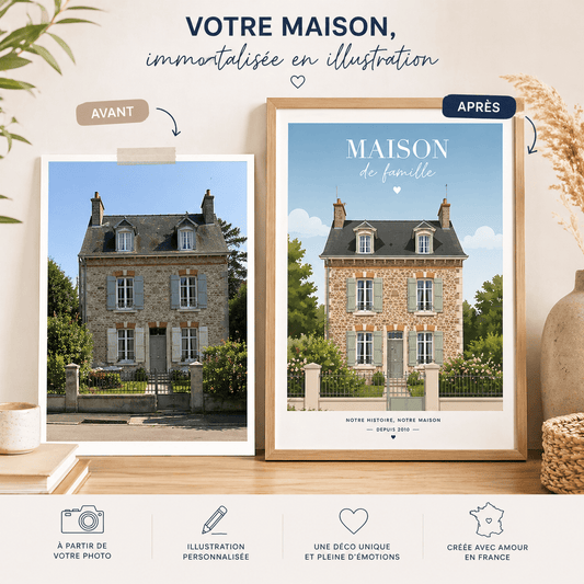 Affiche Personnalisée "Maison"