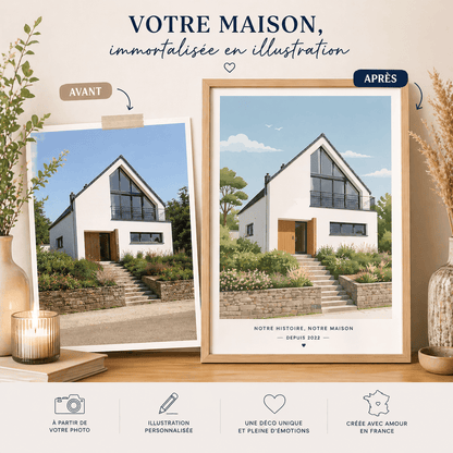 Affiche Personnalisée "Maison"