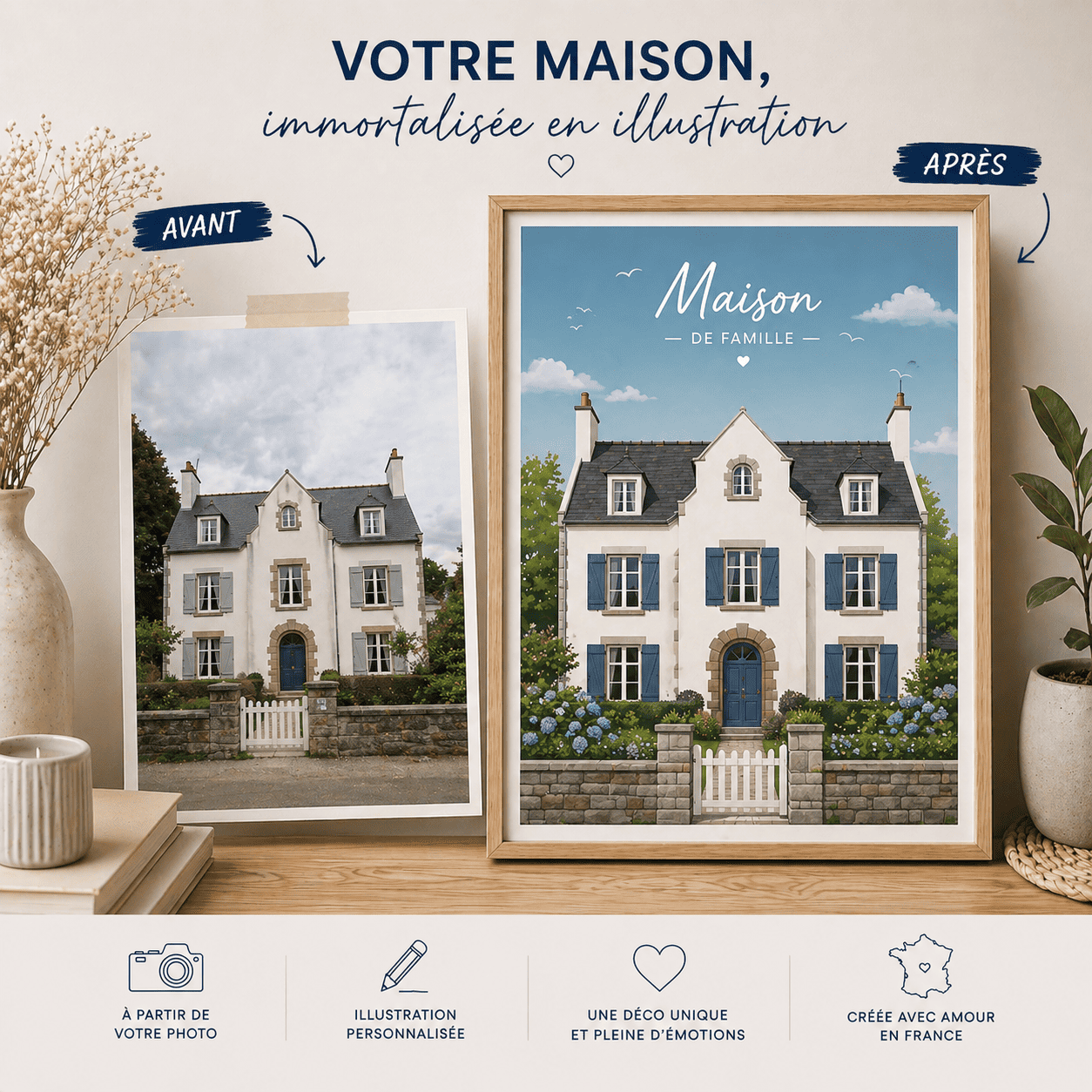 Affiche Personnalisée "Maison"