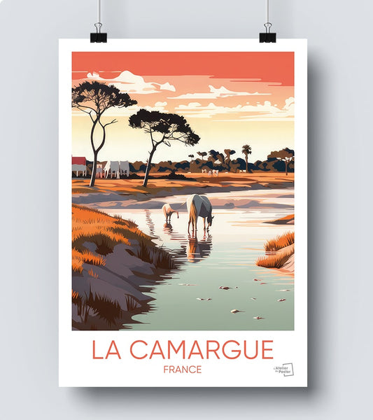 Poster camargue
