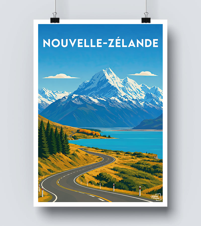 Affiche Nouvelle Zélande