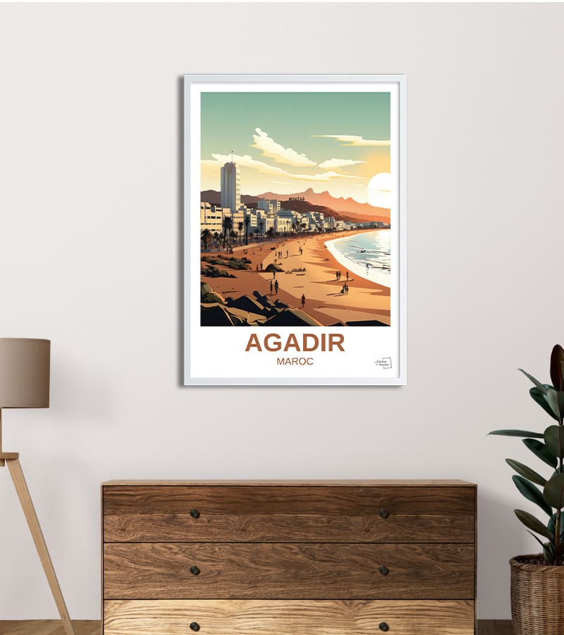 Affiche Agadir Latelier Du Poster 4238