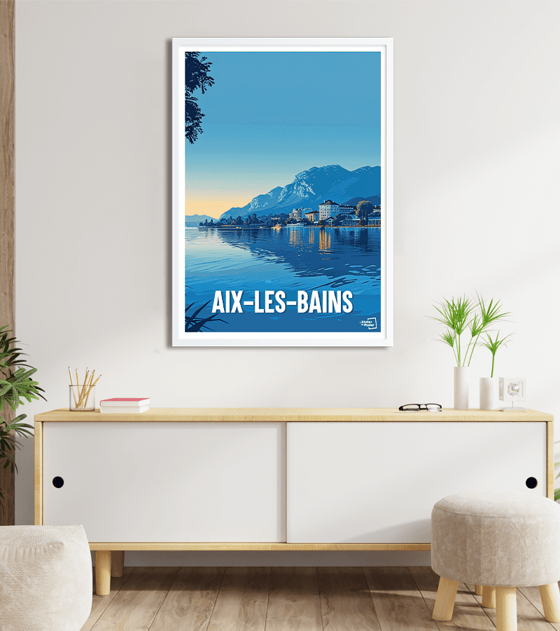 Poster Aix les Bains Riviera des alpes