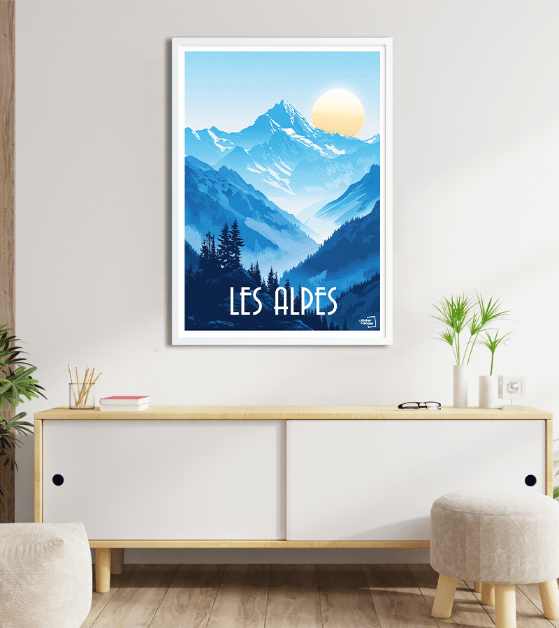 poster Les Alpes