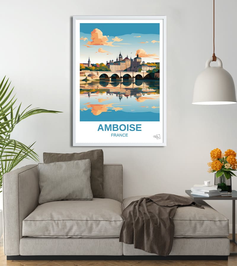 Affiche Amboise – L'Atelier du Poster