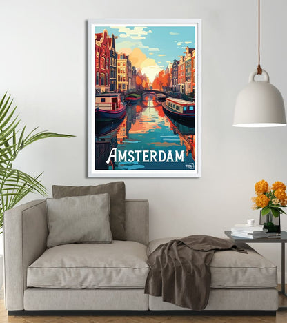 Poster Holland Amsterdam