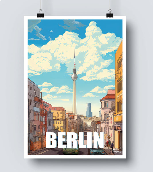 affiche Berlin allemagne