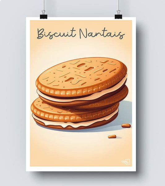 Affiche Biscuit Nantais