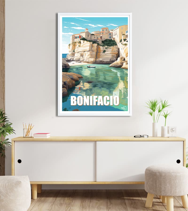 Poster Corse Bonifacio