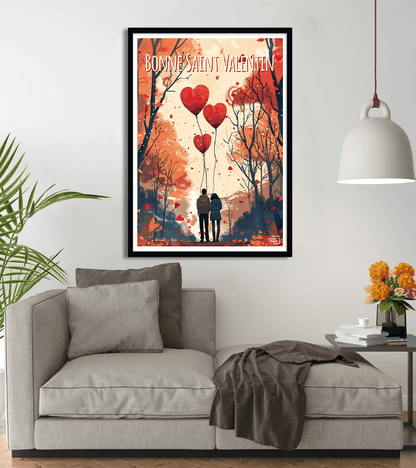 poster Saint Valentin - Amoureux