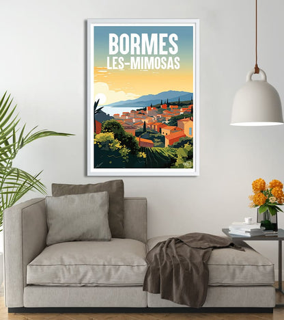 poster Bormes-les-Mimosas