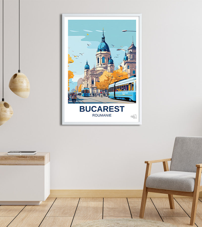 poster Bucarest - Roumanie