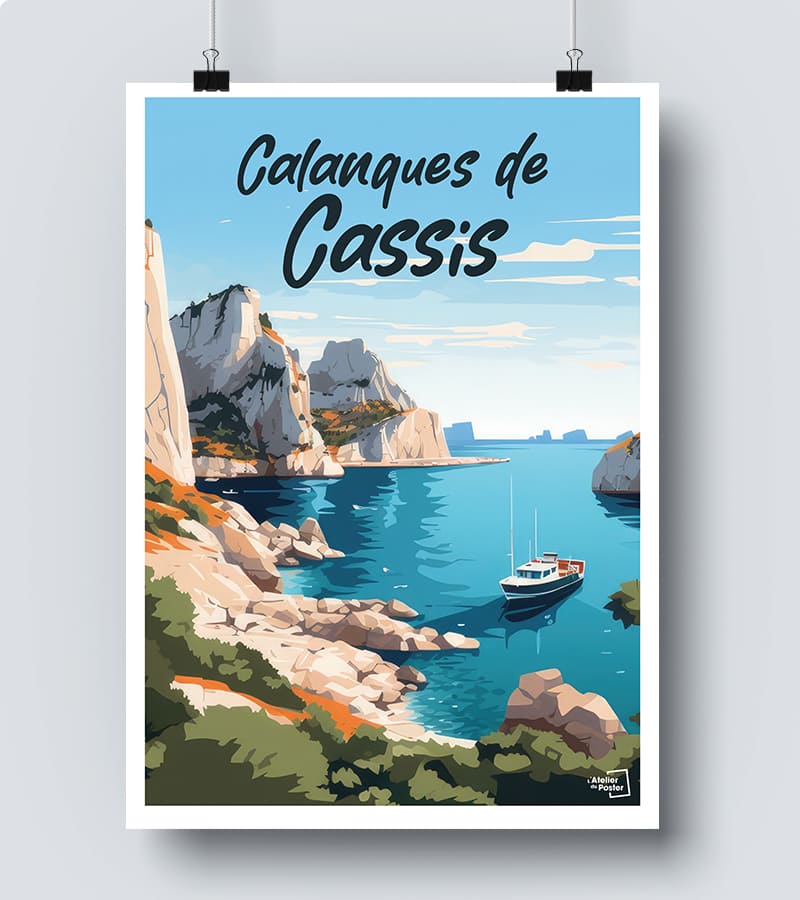 poster Les Calanques de Cassis