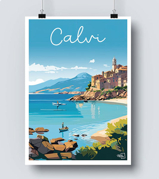 poster Calvi - Corse
