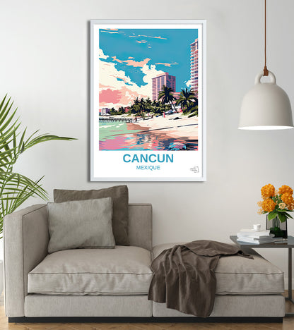 poster Cancun - Mexique