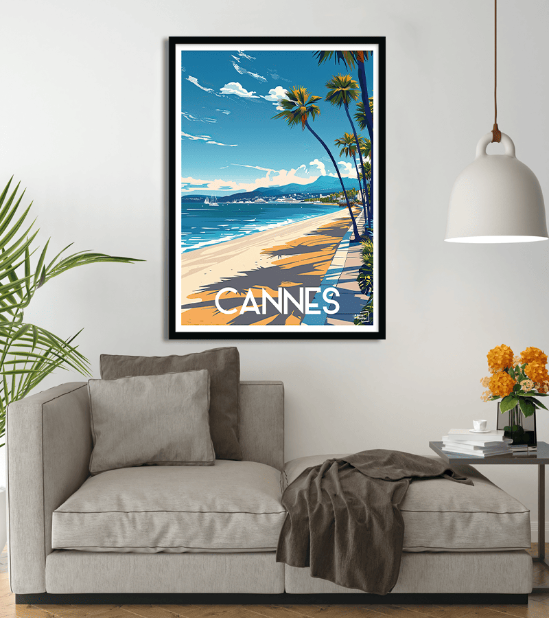 poster Cannes Plage