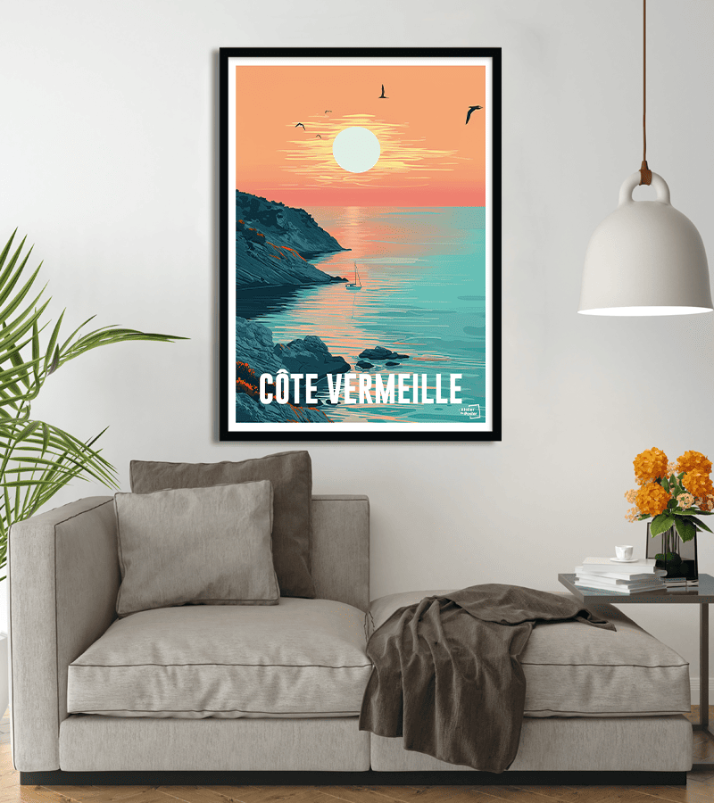 poster Côte Vermeille