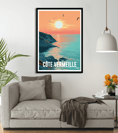 poster Côte Vermeille