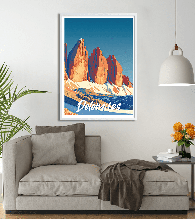 poster Dolomites