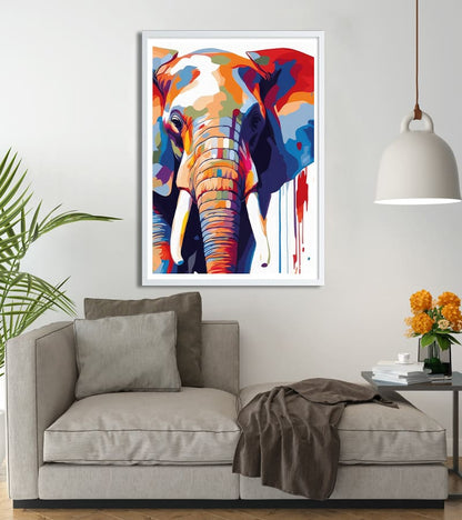 Affiche Elephant d'Afrique