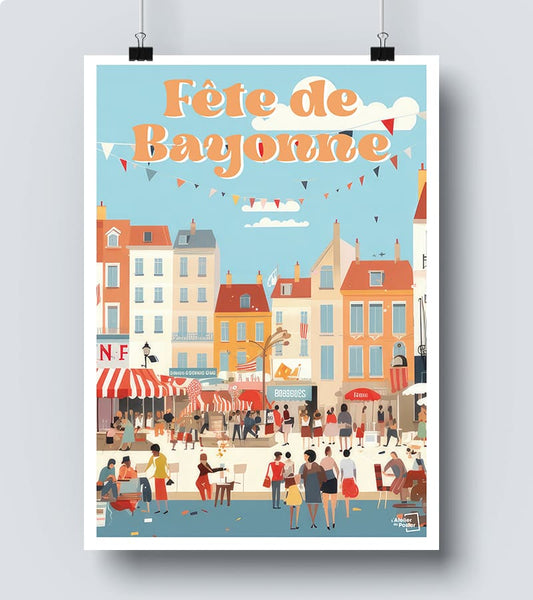 Affiche Fête de Bayonne