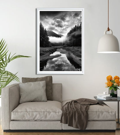 poster Nature Noir et Blanc