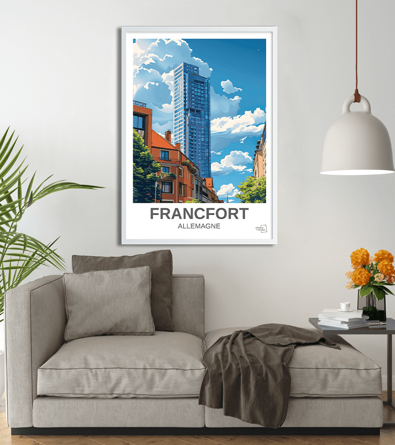 poster Francfort - Allemagne